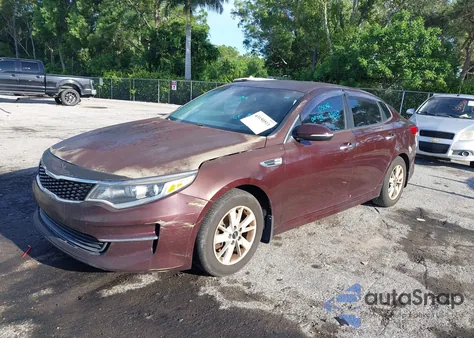 2016 Kia Optima Lx из США, поврежденный, VIN 5XXGT4L36GG036934